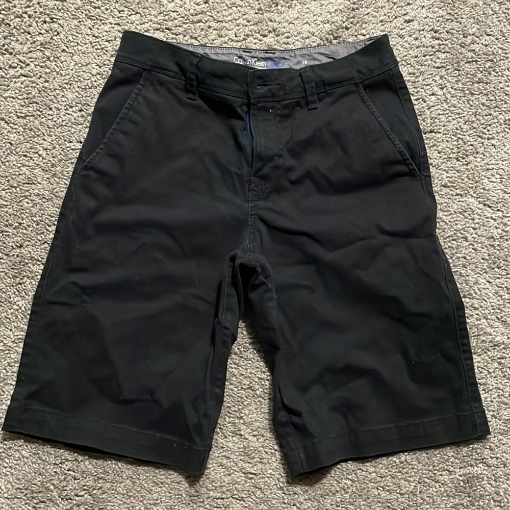 Black Khaki Calvin Klein Shorts